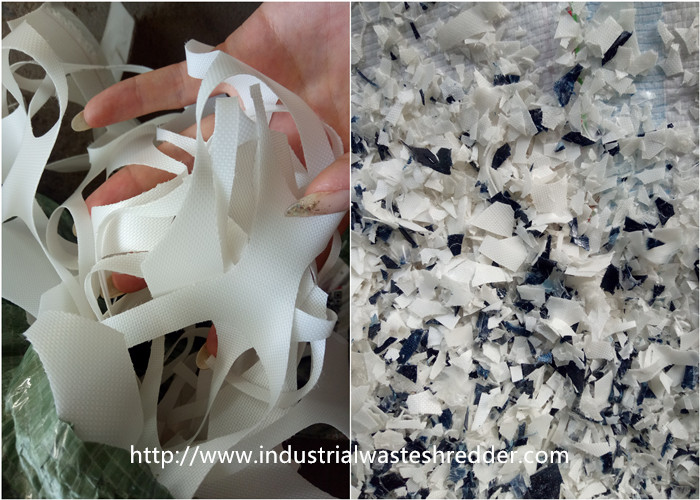 Waste PVC Cloth Cutting Machine PVC Hose Crusher Shredder Machine Custom Design