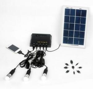 Quality Hot-sale in Africa rechargeable New energy 4W DIY solar lighting home kits with 3 led light for 3 rooms lighting wholesale