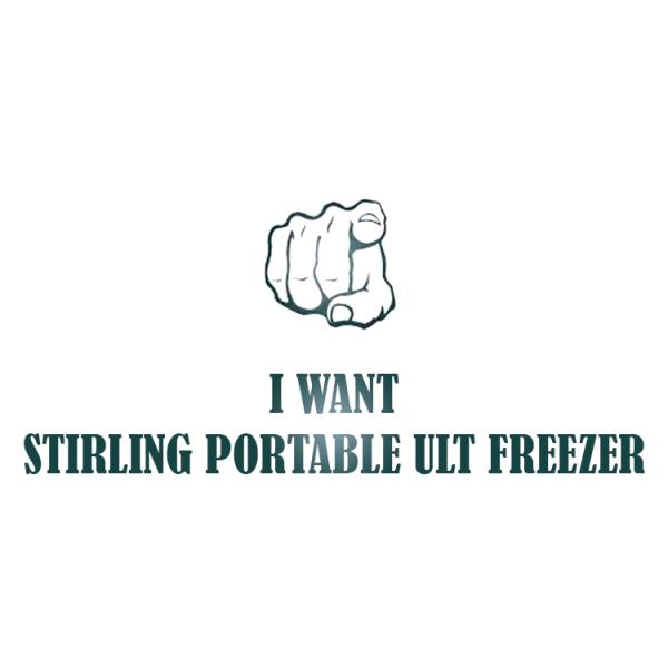 Stirling Cooler -86 Degree Portable Ultra Low Temperature Freezer for ALL Climate Types