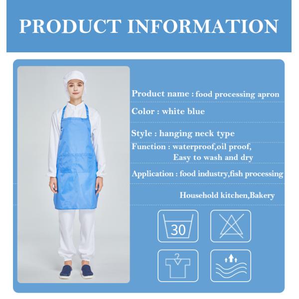 Custom Print Kitchen Cook Apron For Chef Sublimation Waterproof Polyester Apron