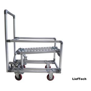 Quality stable capacity Pipe Work Bench Discharge Cart Aluminium Alloy wholesale