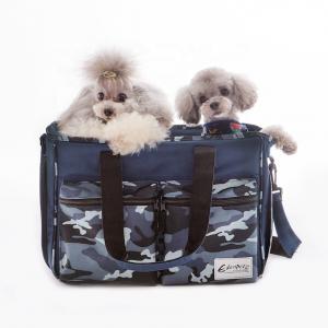 China Camouflage Pattern Pet Travel Bag , Dog Carrier Purse With Waterproof Lining on sale