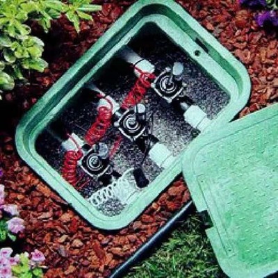 Rectangular Irrigation Control Valve Box Garden Irrigation Junction Box 12 Inch