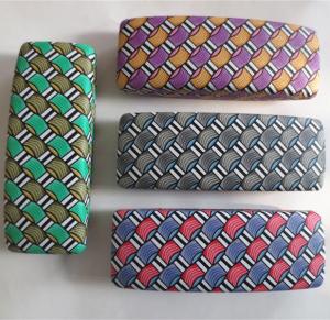 Quality Fashionable glasses cases with weaving style leather wholesale