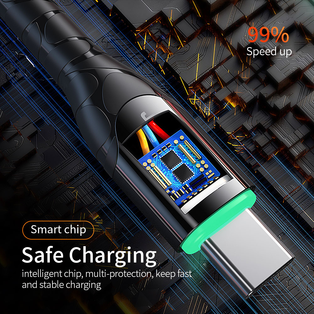 Type C Data Cable 0.5M 1M 2M 3M Fast Charger Cable 0.5-3M 3A