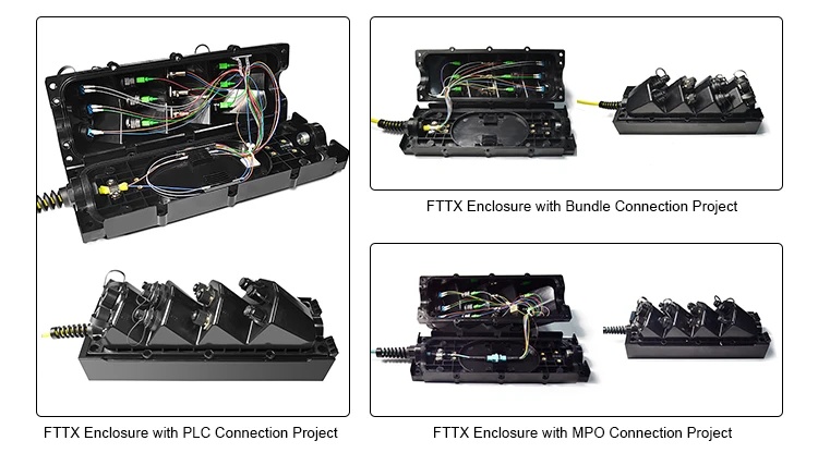 Hybrid or Non-Armoured Cable Type 8/12/24 Port IP68 Rated FTTH Optical Terminal Box
