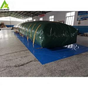 China Emergency Water Storage Tanks 1000 Liter flexible water storage bladder Collapsible water tank  Suppliers on sale