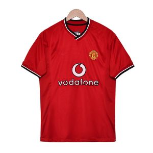 Manchester United 2001 Classic Home Replica Football Jersey Custom