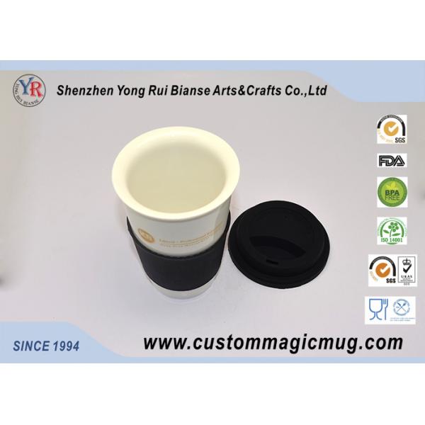Starbucks Porcelain White Color Changing Coffee Mug Personalized Pattern