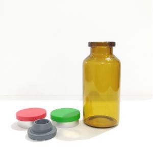 Quality ISO9001 Silver Aluminum Plastic Cap 28mm Aluminium Flip Off Seals wholesale