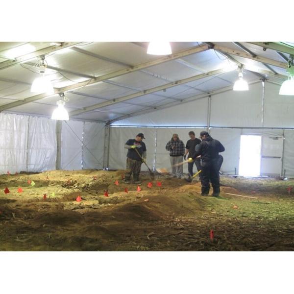 Transparent 15mx50m Storage Warehouse Tent for archaeological
