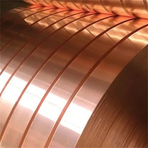 1000mm to 1220mm Width Soft Copper Strip Sheet Rolled Coil Red for Processing