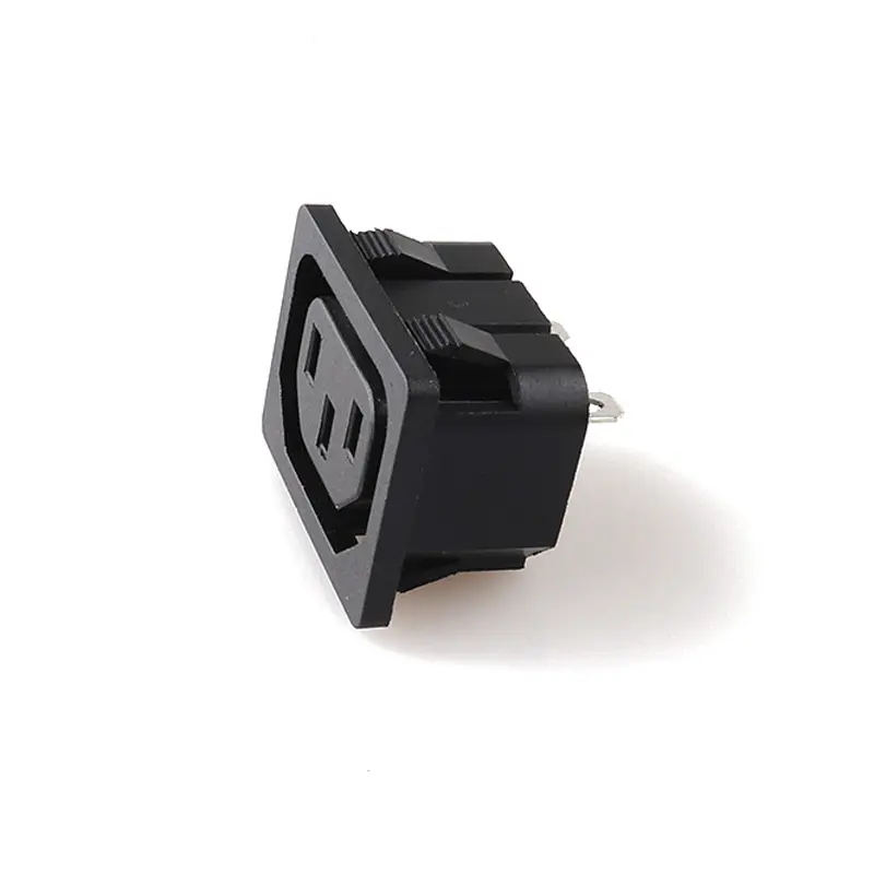 LZ - F - 2 C13 3P Female Power Socket With Snap - In Ac Power Socket