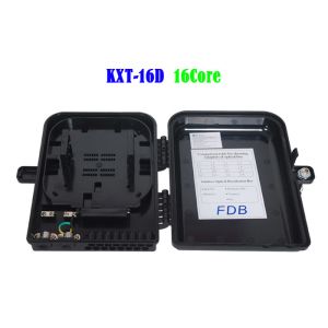 Black Fiber Optic Distribution Box , Fiber Optic Enclosures Wall Mount