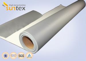 Quality SUNTEX One Side Silicone Coated Fiberglass Cloth Steam Pipe Insulation Material wholesale