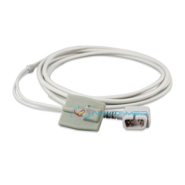 Reusable SpO2 Sensor with TPU Jacket and 3 Meters Length CE/ISO13485 Certified SpO2 Extension Cable