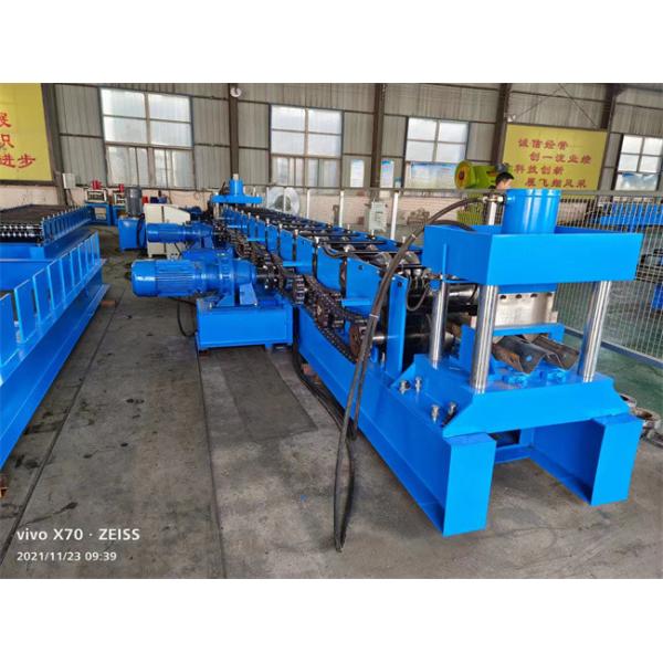 15.5kw Two Wave Guardrail Forming Machine 22 Rollers Stations