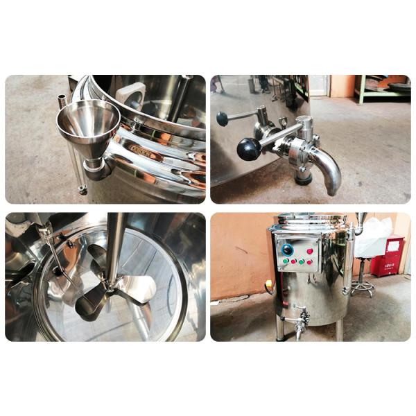 5L-500L Fruit Juice Milk Pasteurizer Machine Yogurt Process Equipment