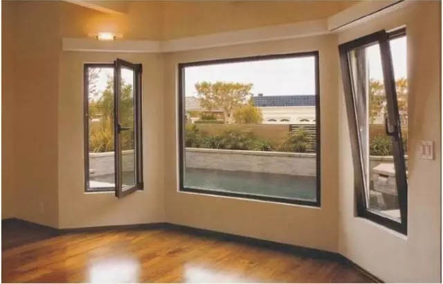 Rainproof Top Hung 2x2 Awning Window Aluminum For Casement