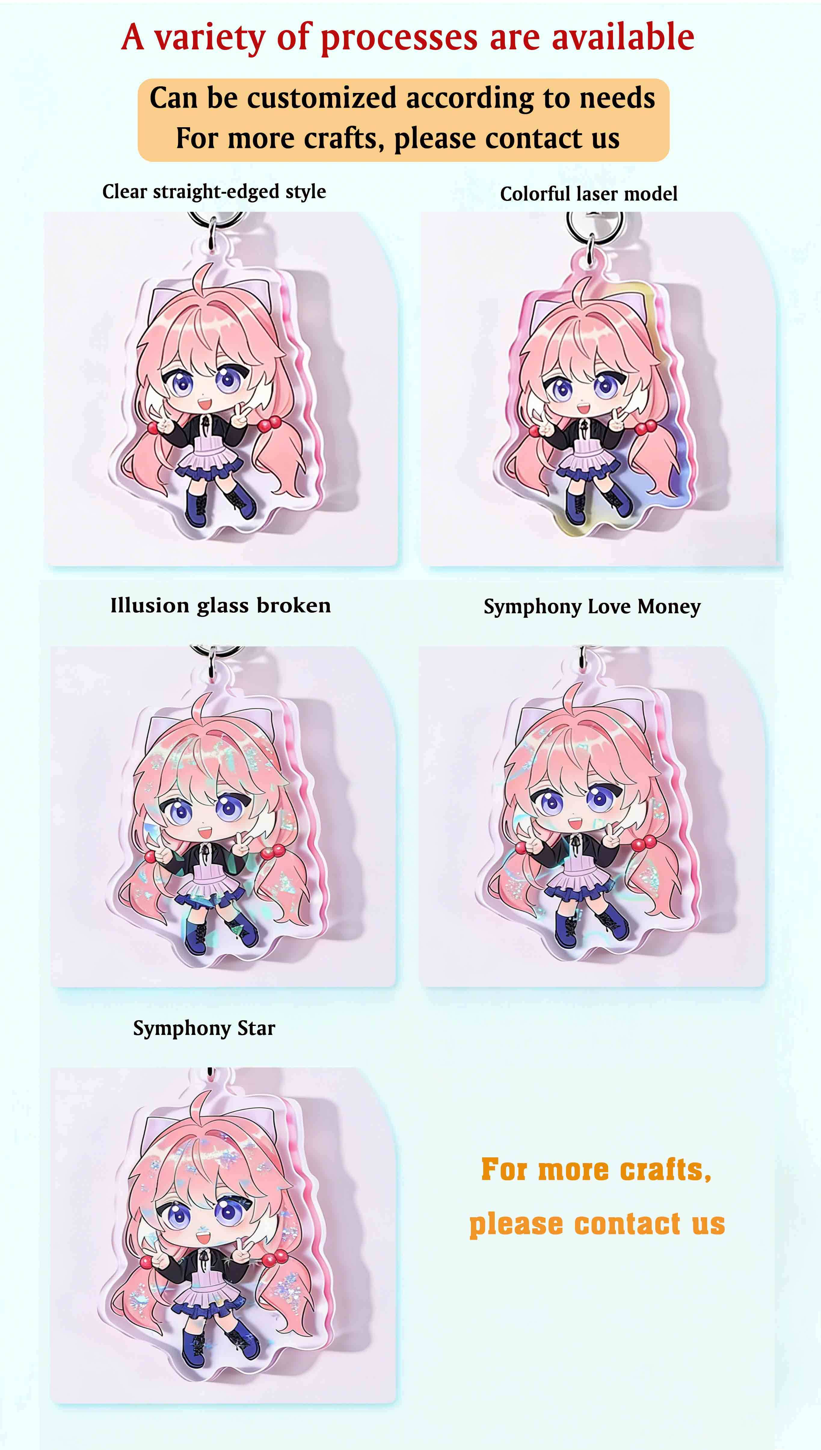 Custom acrylic keychain manufacturing process