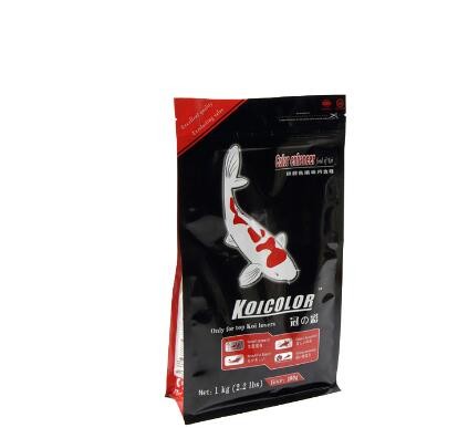 Trade Assurance Custom Printed Flat Bottom Resealable Aquatic Animals Meal Food Packaging Fish Pouch