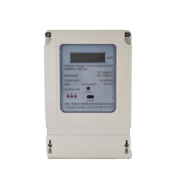 Manufacture DTS5558 3 phase 4wire 60HZ electric energy meter price