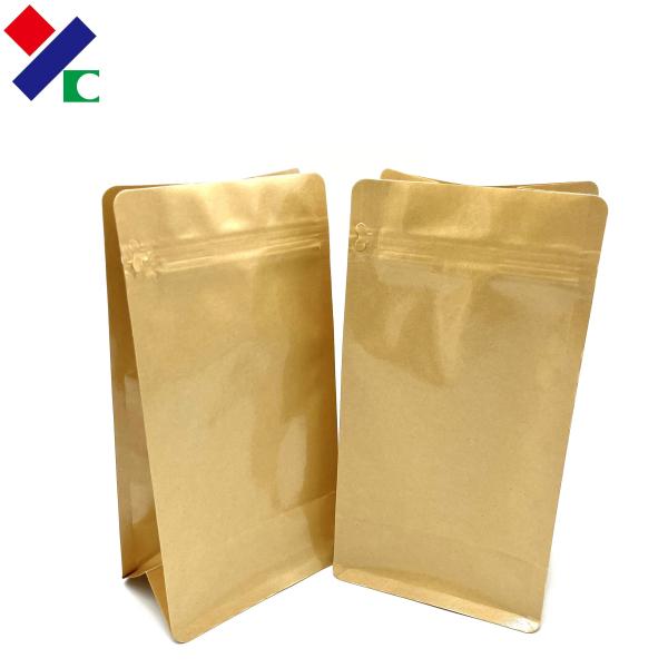 Custom Printed Biodegradable Packaging Bags Compostable Pla Zipper Coffee Tea