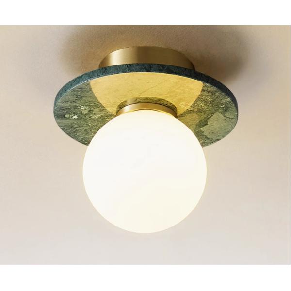 Natural marble Nordic villa corridor ceiling lamp designer homestay art creative personality corridor lamp