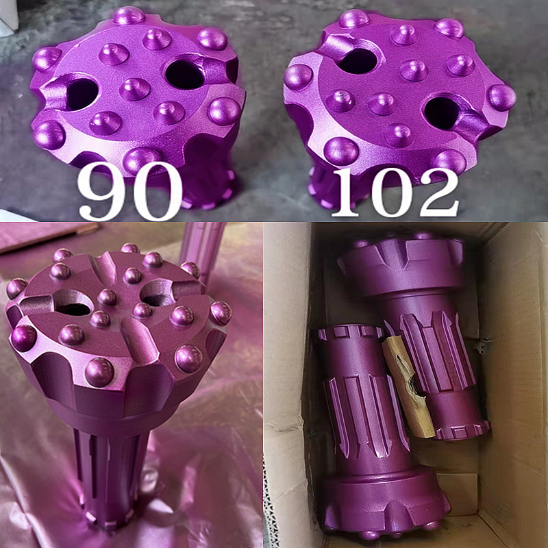 DTH Hammers And Bits Mining Machinery Parts 6Inch High Performance DTH Drilling Bit