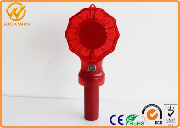 Cheap Water Proof Traffic Warning Lights Battery Barricade Lamp With 10 pcs Brightness LED for sale