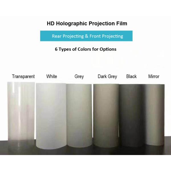Transparent Adhesive Holographic Rear Projection Film for Glass and Acrylic
