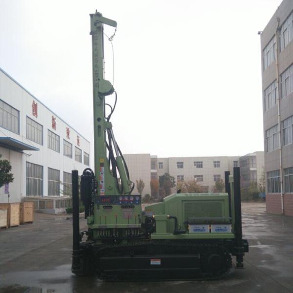 Green Pile Drilling Machine / SLY485 200 Meter Rock Drilling Rig High Speed Crawler Mounted
