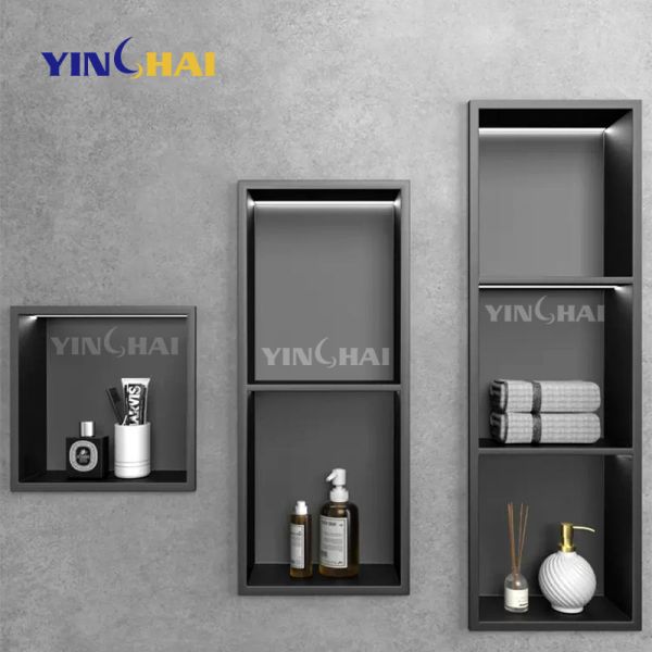 Bathroom Stainless Steel Wall Niche Wall Mounted Easy Installation Customization