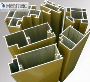 Quality T66 Sand Blasting Satin Aluminum Door Extrusions ROHS / SGS Approval wholesale