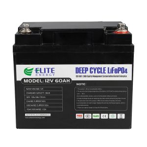 Quality Solar Lithium Phosphate 60Ah 12V LiFePO4 Battery Pack Deep Cycle wholesale