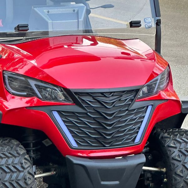 2+2 Classic Off-road Model Blue Electric Golf Cart Lithium Battery With Customizable Color And LOGO