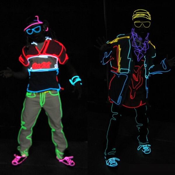 10% off super bright electroluminescent wire/el wire/ neon wire for decoration