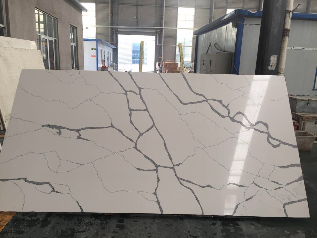 Quality Black Vein Calacatta Kitchen Countertops , Waterproof Calacutta Quartzite Countertops wholesale