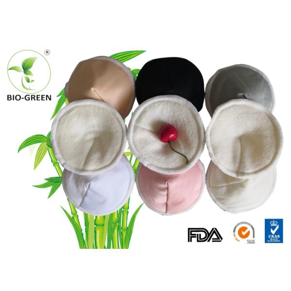 Hypoallergenic Cloth Bamboo Nursing Pads Acceptable Printed Logo And Color
