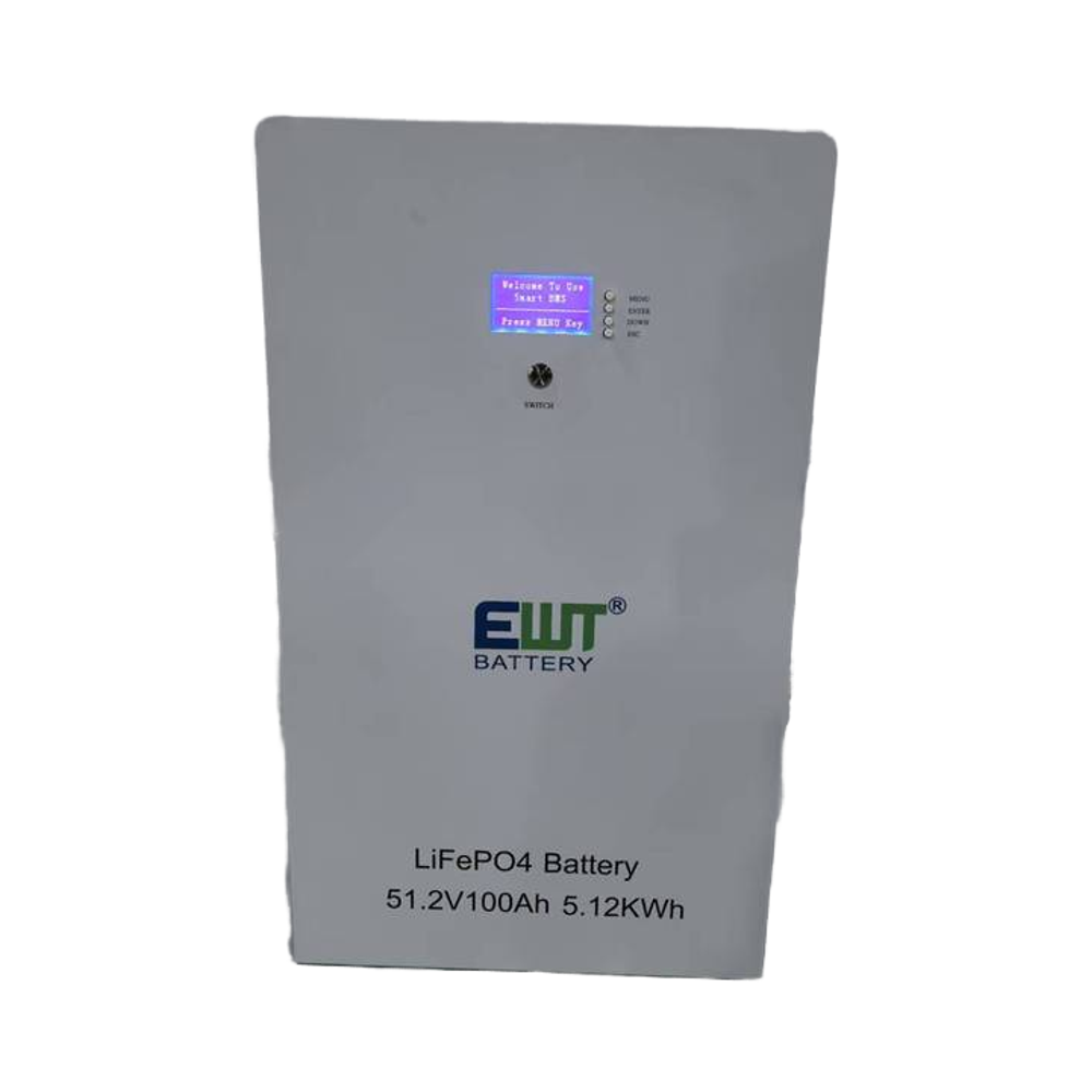 5kwh Solar Storage Lithium Battery 48V 51.2V 100Ah Battery Backup Wall-Mounted Power LiFePo4 LiFePO4 Cathode Materials
