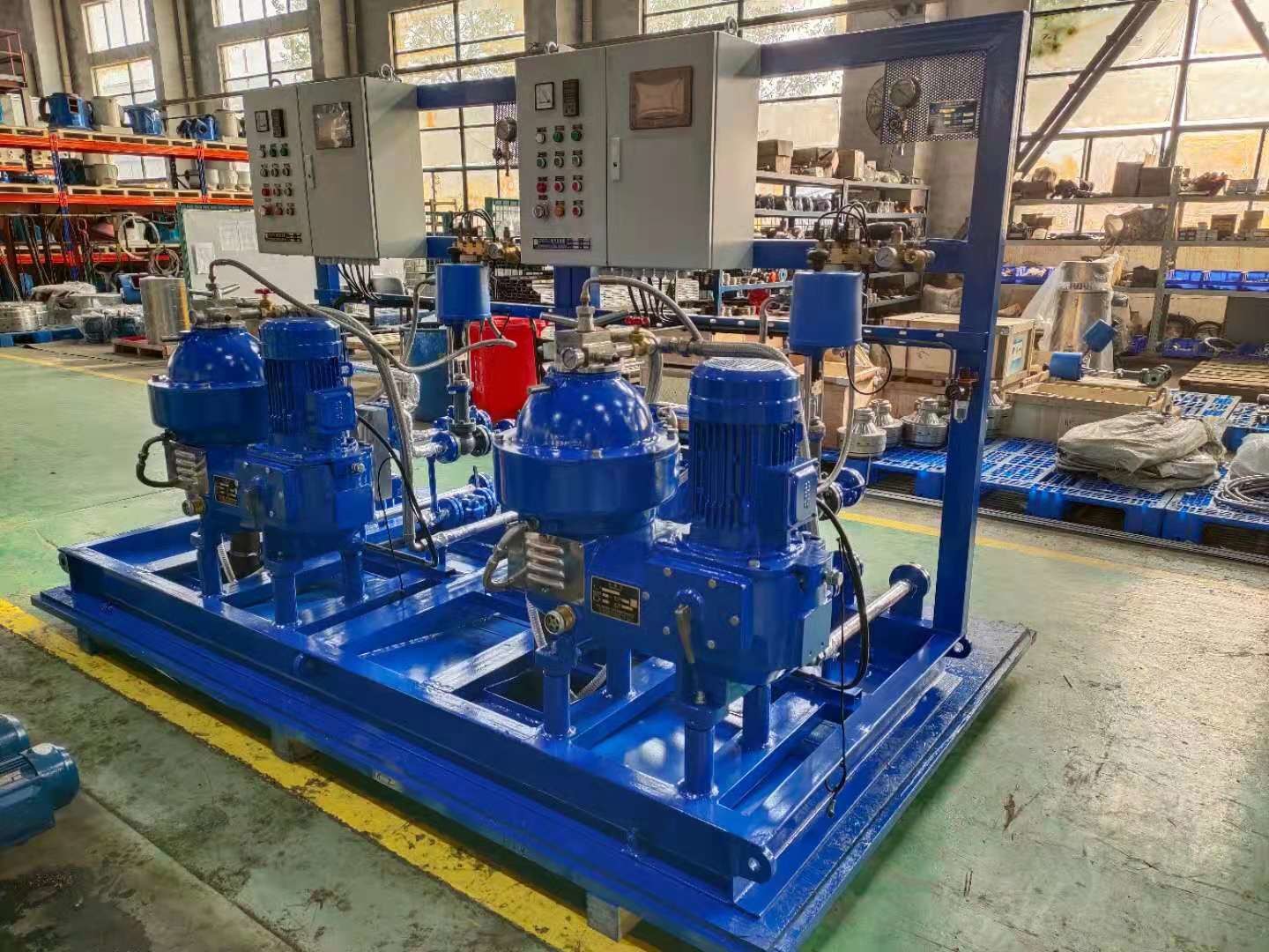 PDSD14000 Self Cleaning Separator Power Plants Based On HFO Diesel Fuel
