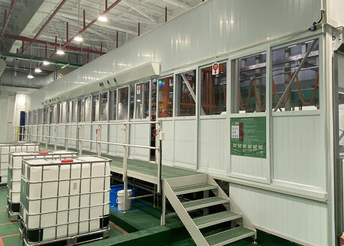 Automatic Copper Plating Line Barrel Plating Style PCB Electroplating Machinery