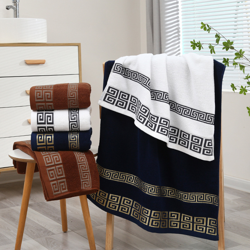 Square QUICK-DRY White 100% Cotton Luxury Hotel Towel for Quick Absorption