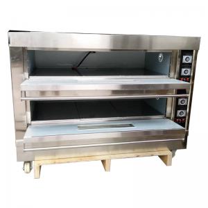 China Commercial Stainless Steel Deck Oven With Steam 12-Tray 3 Deck Bakery Oven 2-Tray 1 Deck Gas Or Electric on sale