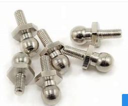 China 304 SS Round Ball Head Screw For Auto Fastener Bolt M8 Custom 1.25 Pitch on sale