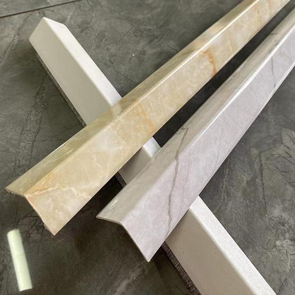 Modern Decorative Lines PVC Angle Corner Strips For Walls