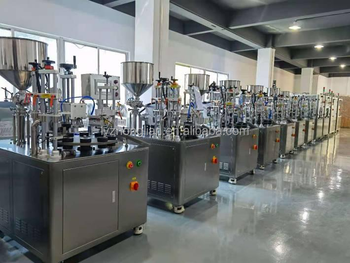 Electric Driven Semi Automatic Soft Tube Filling and Sealing Machine for Toothpaste
