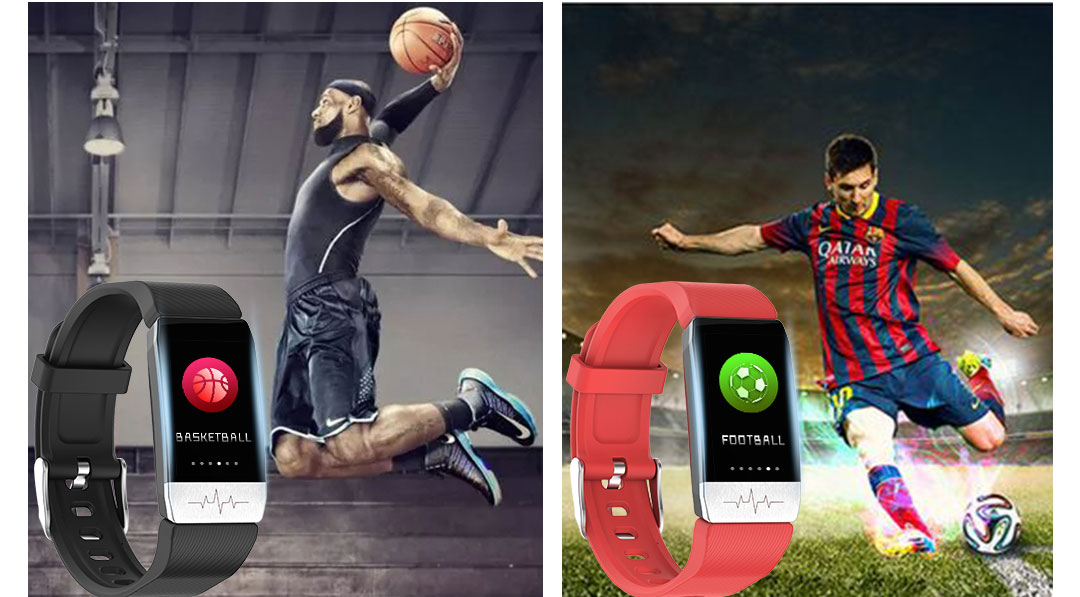 Men Smart Band OEM With Temperature Sensor Measuring Bracelet Fitness Bracelet Watch