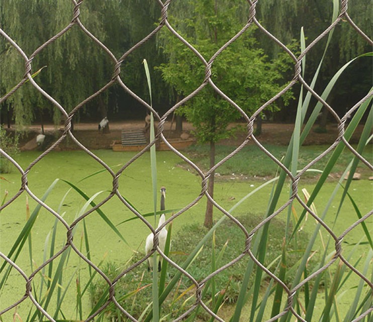 Stainless Steel Wire Rope Mesh x tend mesh AISI 316L zoo mesh
