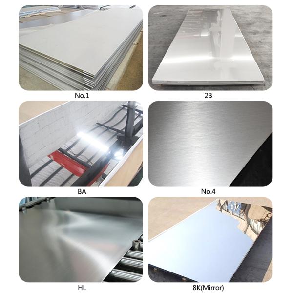 Cold Rolled 304 Stainless Steel Sheet 316Ti 316L SS Sheet Metal SB Embossed